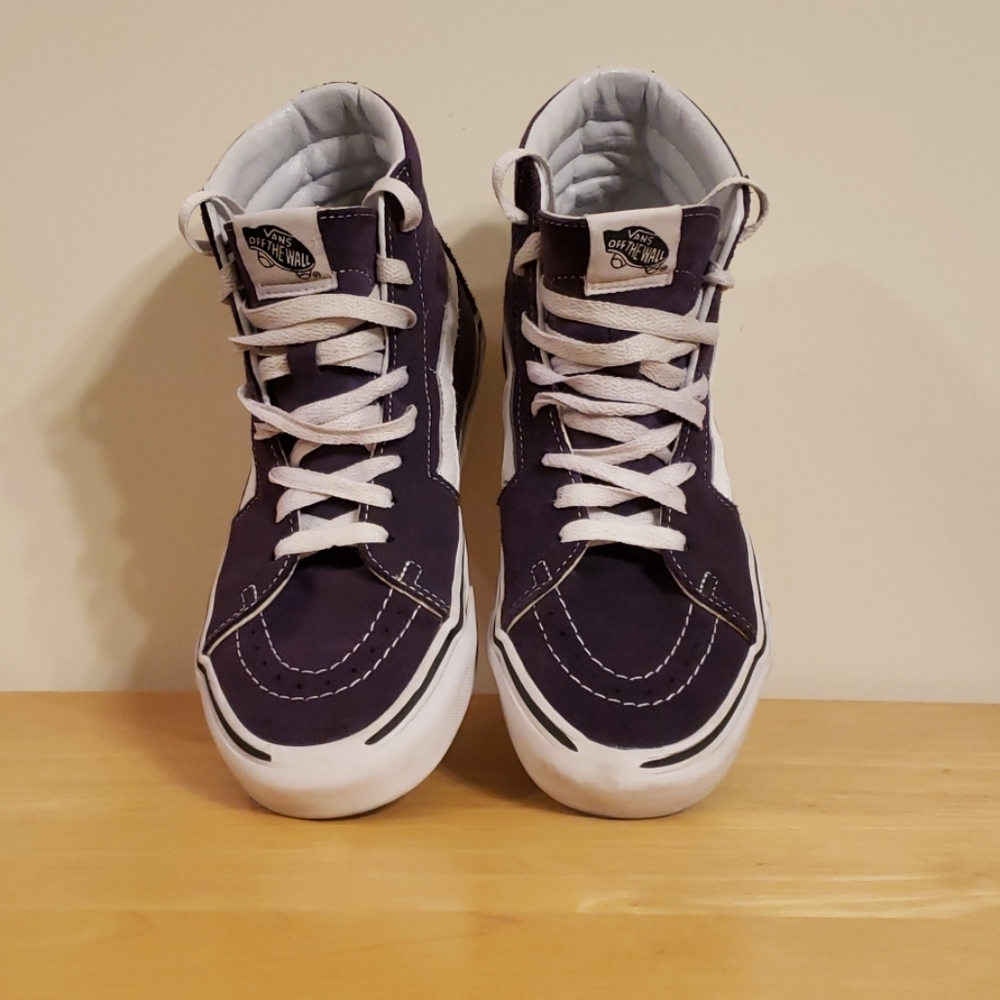Mens purple high top vans
